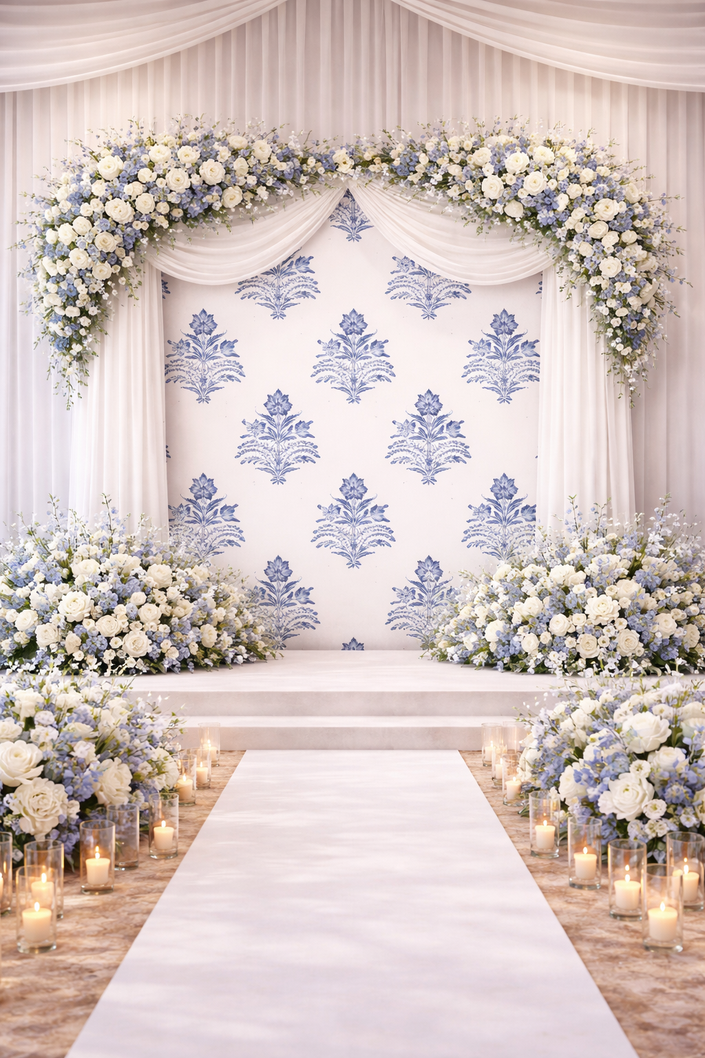 Floral Elegance Cushion Cover