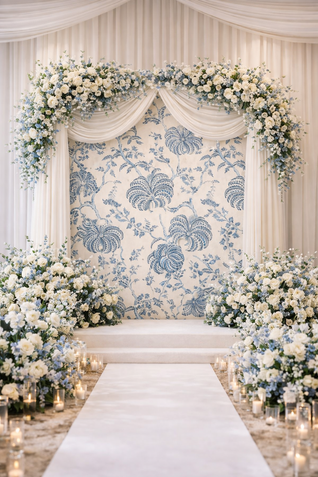 Floral Elegance Cushion Cover